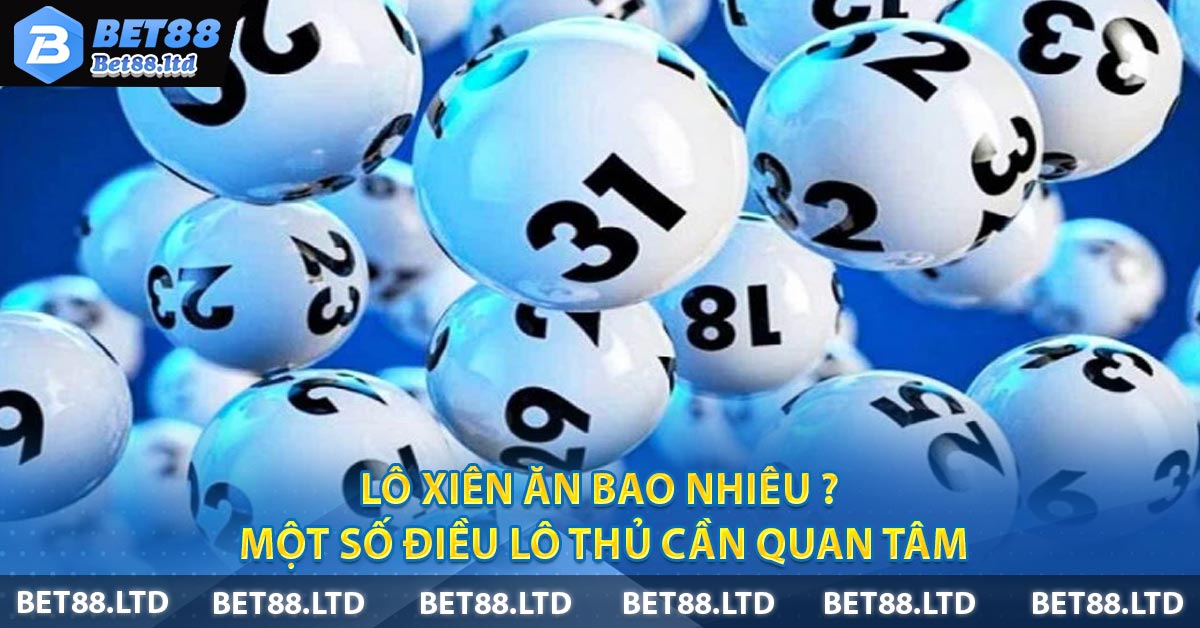 Lô Xiên Ăn Bao Nhiêu ? Một Số Điều Lô Thủ Cần Quan Tâm